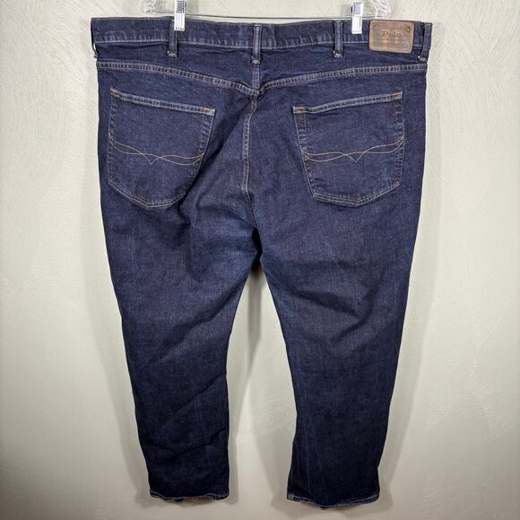 Polo Ralph Lauren Men's Denim Jeans Size 48Bx32 Dark Wash Everyday Casual Pants - Picture 2 of 14